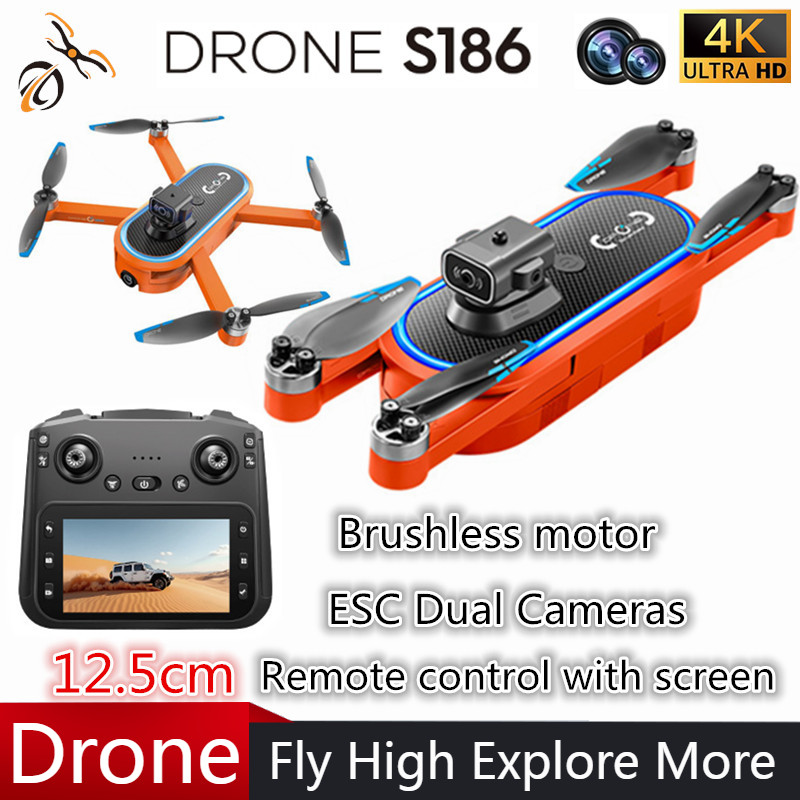 Drone Battery Box - 2025 S186 Drohne, professionell, 4K HD,
