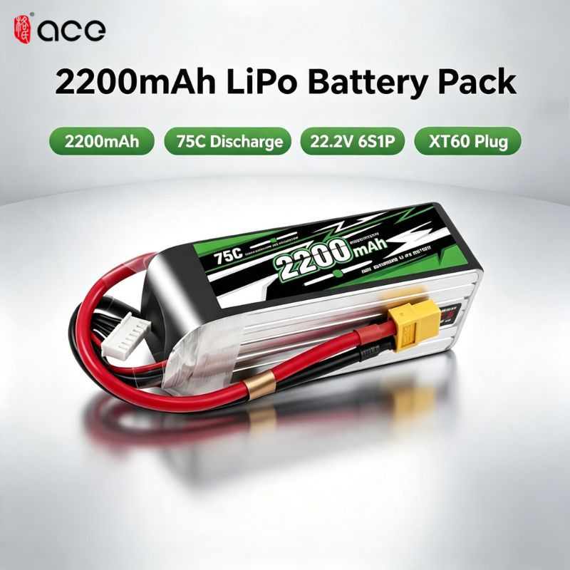 Drone Battery 6S - NEUER Gens ACE 22,2V Lipo-Akku 2200mAh