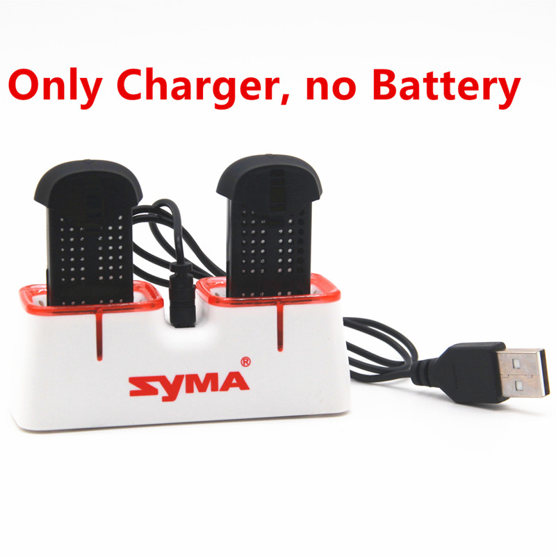 Drone Battery Plate - Dual-USB-Schnellladegerät für Syma X22 X22W Drohnenbatterien,