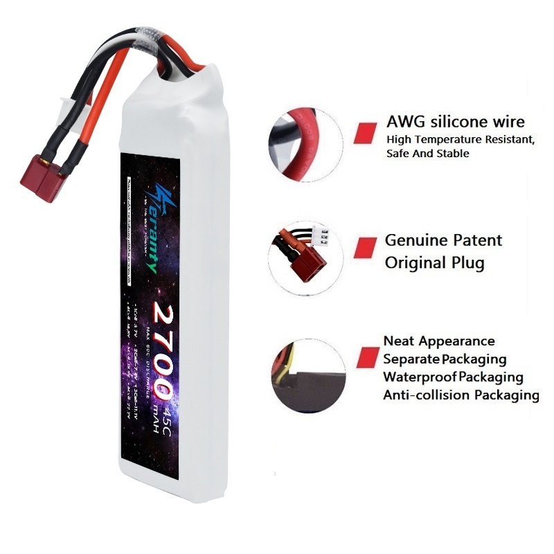 1/3PCS 2S 7,4 V Lipo Batterie  – Drone Battery Lipo Bewertung und Preis