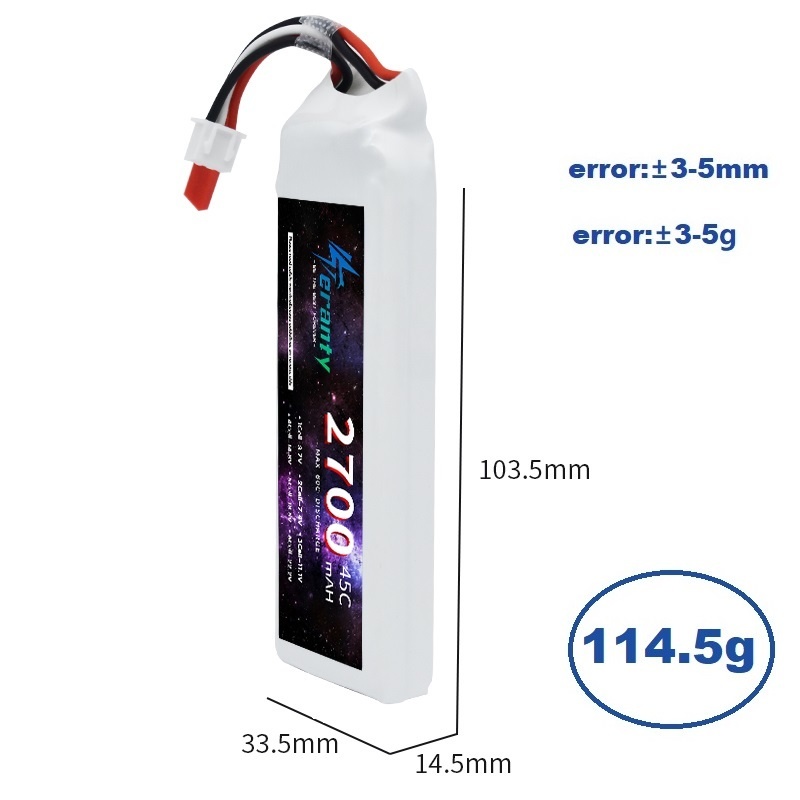 1/3PCS 2S 7,4 V Lipo Batterie  – Drone Battery Lipo Bewertung und Preis